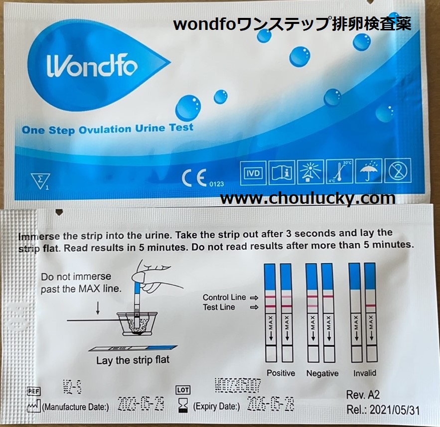《欧米向け最新仕様》Wondfo排卵検査薬110本＋おまけ妊娠検査薬4本